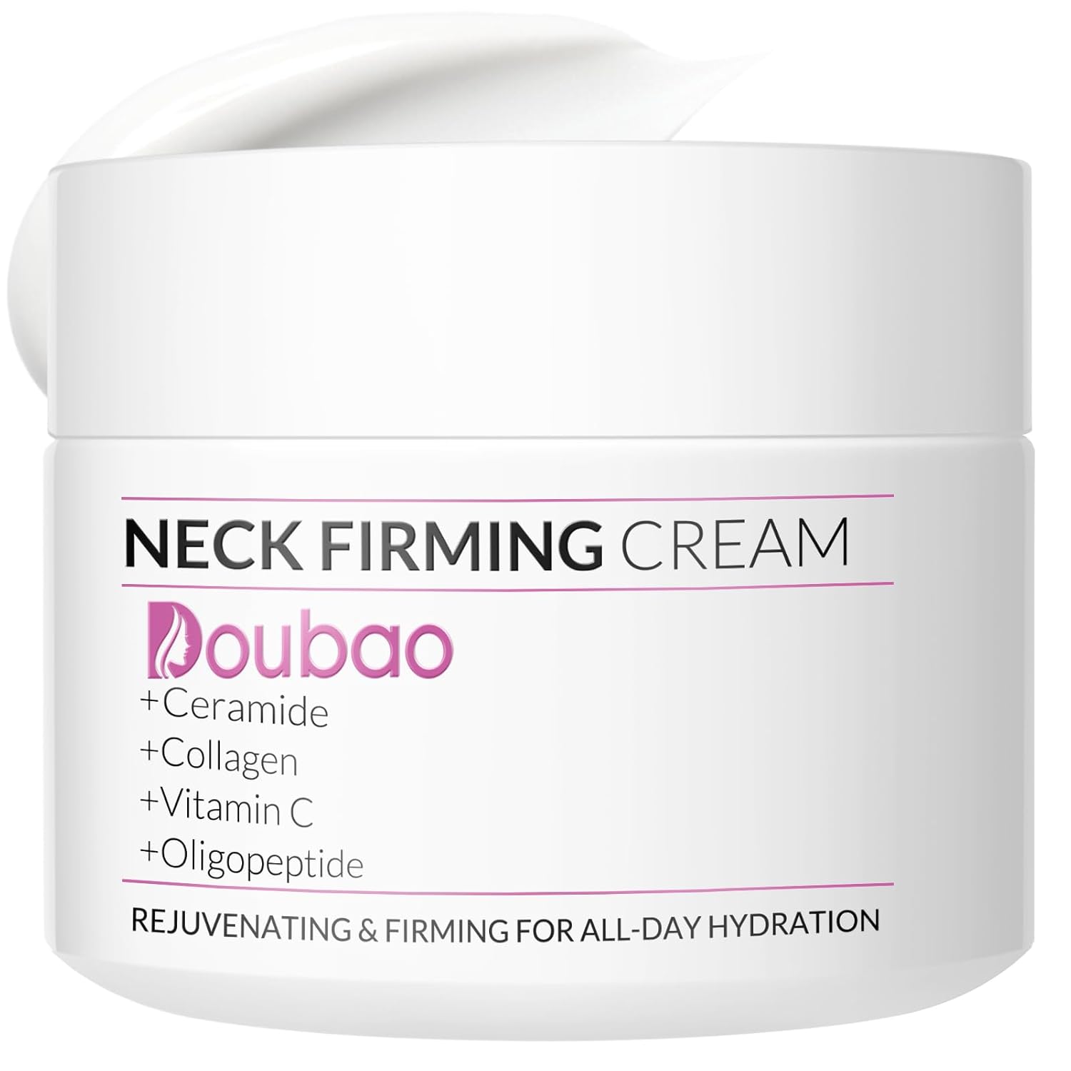 Neck Firming Creams for Tightening and Firming, Moisturizer Face Cream with Collagen, Hyaluronic Acid, Day & Night Anti-Aging Skin Tightening Cream for Neck, Décolleté & Face – 1.7Fl Oz